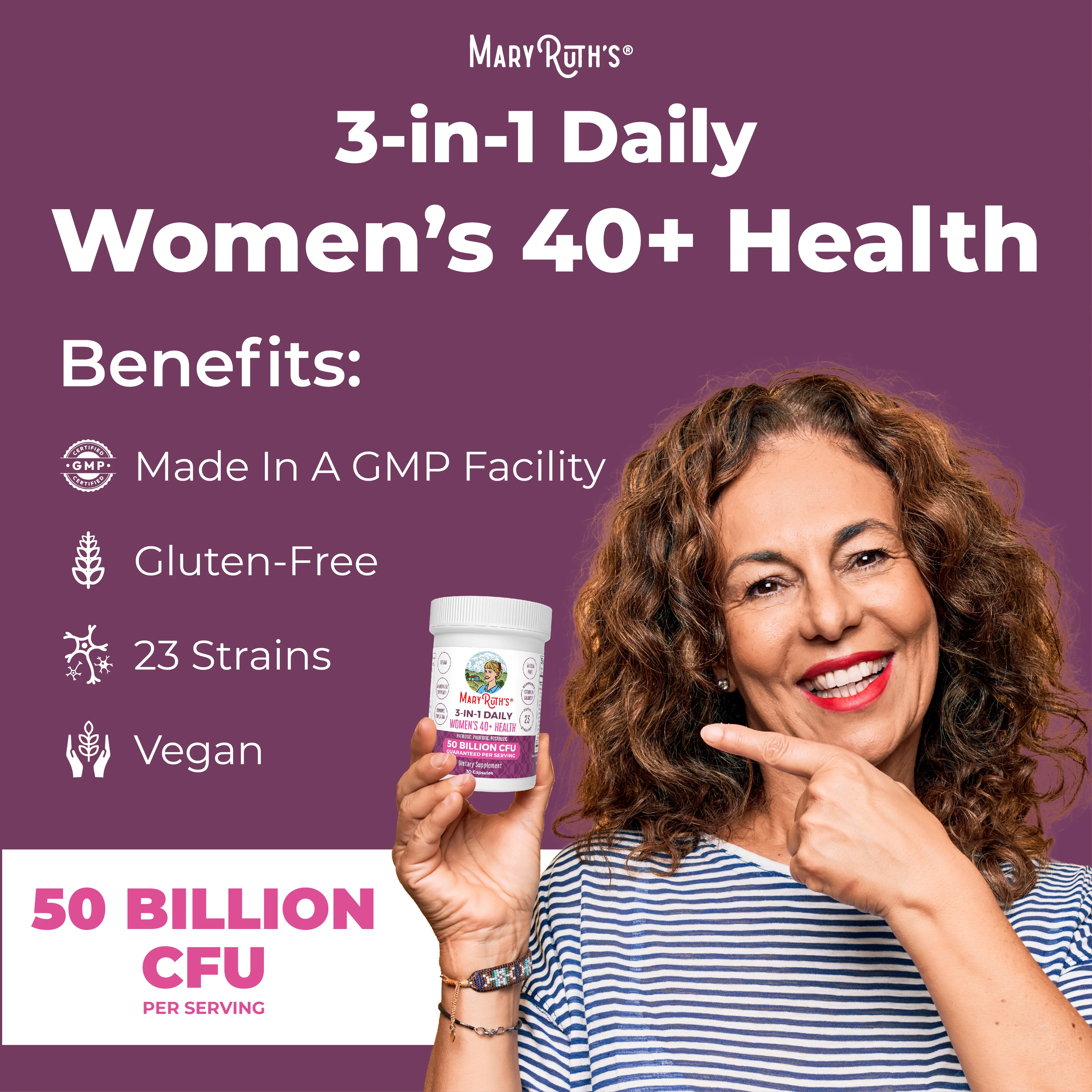 3-in-1 Women's 40+ Daily Health Capsules - Image 7
