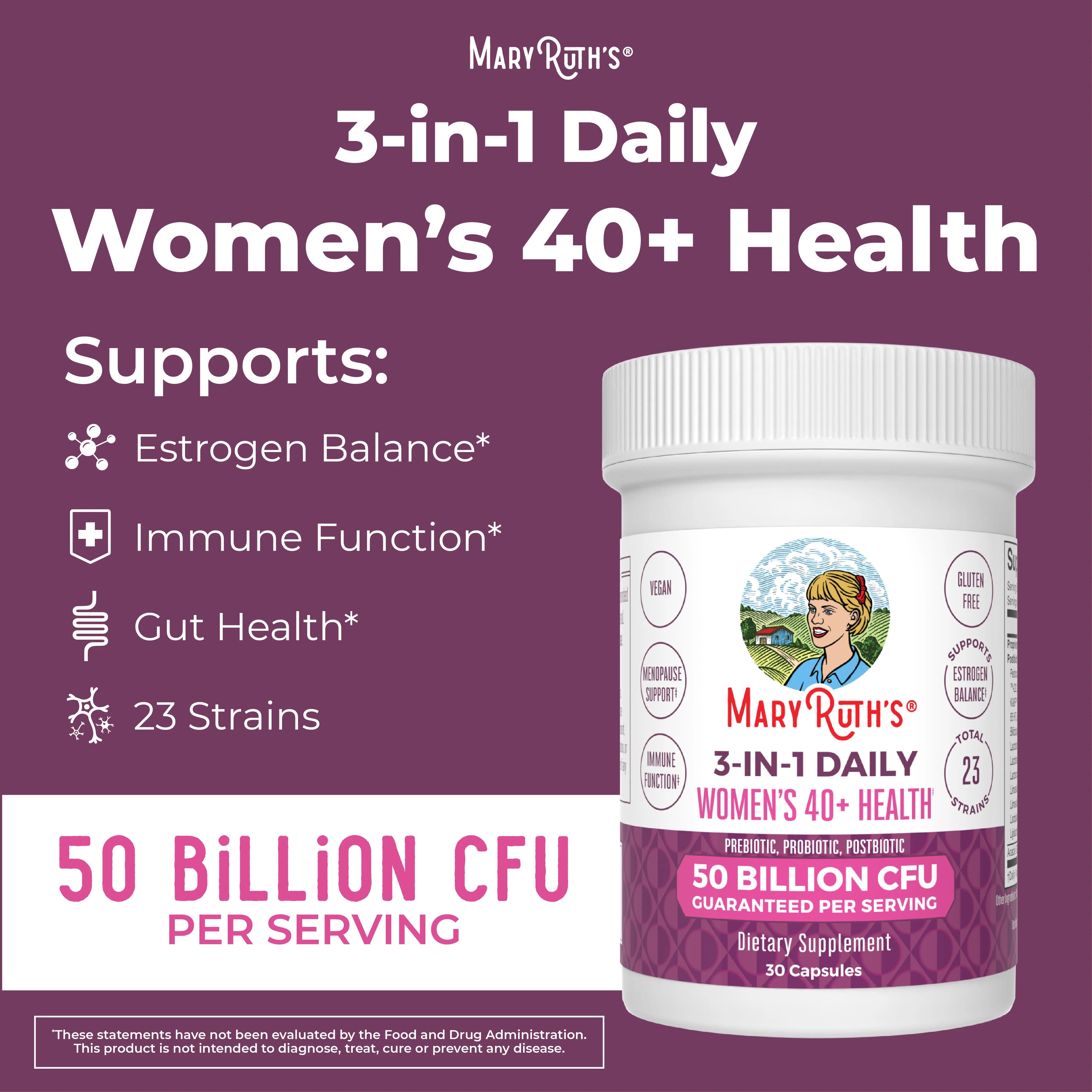 3-in-1 Women's 40+ Daily Health Capsules - Image 8