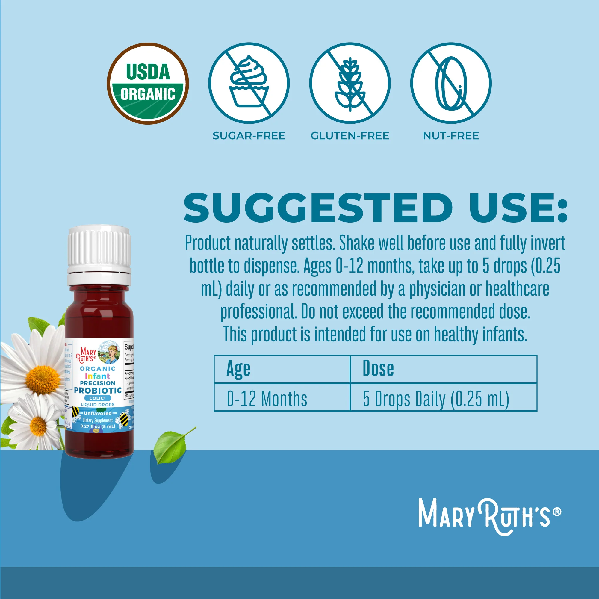Organic Infant Precision Probiotic Colic Liquid Drops - Image 3