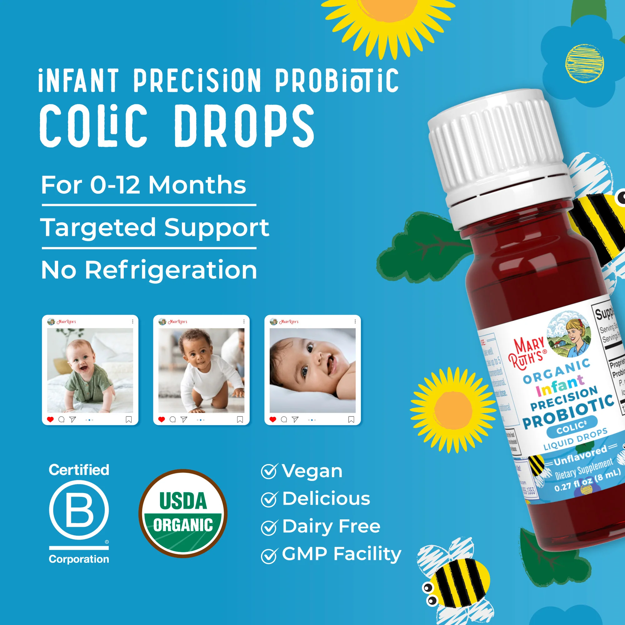 Organic Infant Precision Probiotic Colic Liquid Drops - Image 8