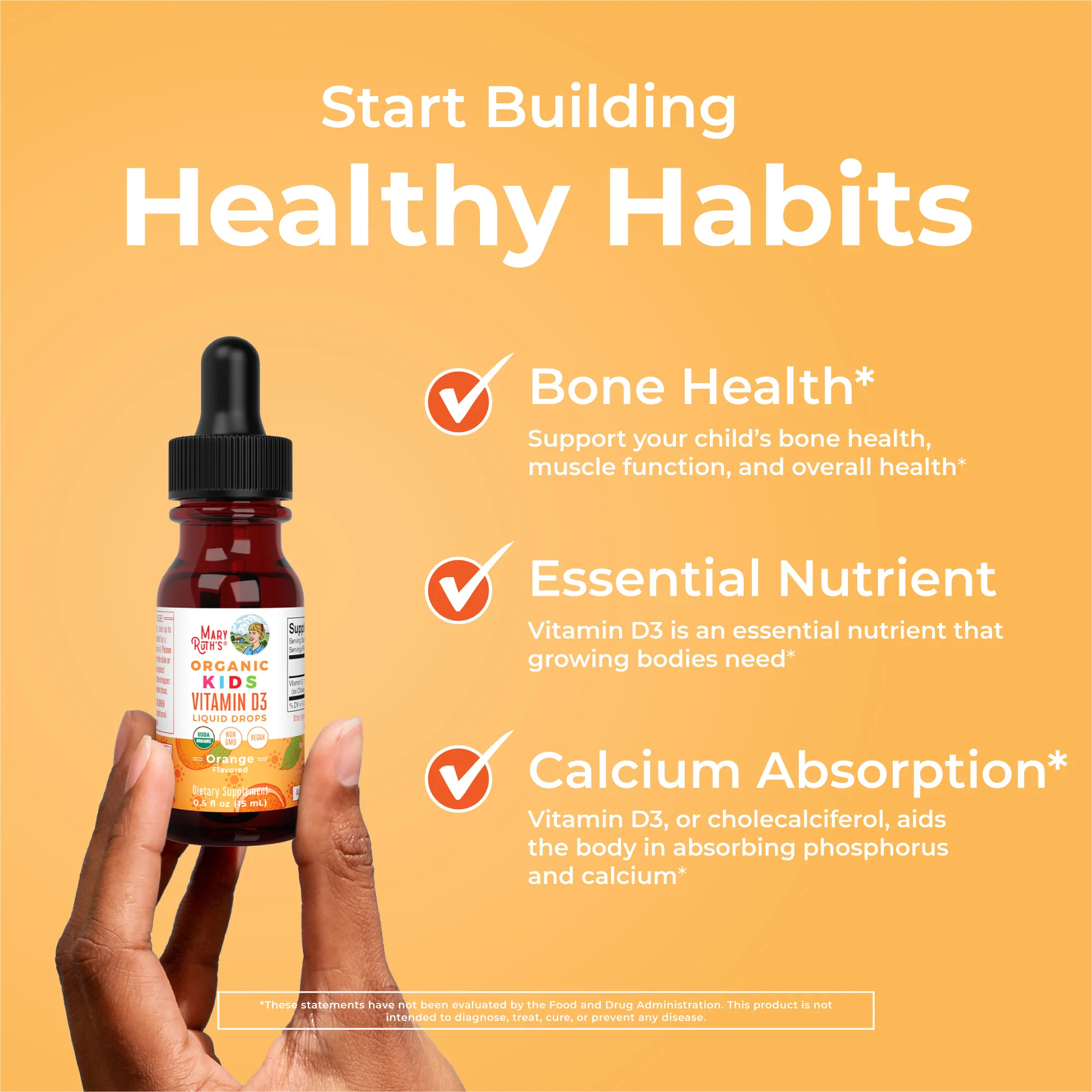 Organic Kids Vitamin D3 Liquid Drops - Image 5