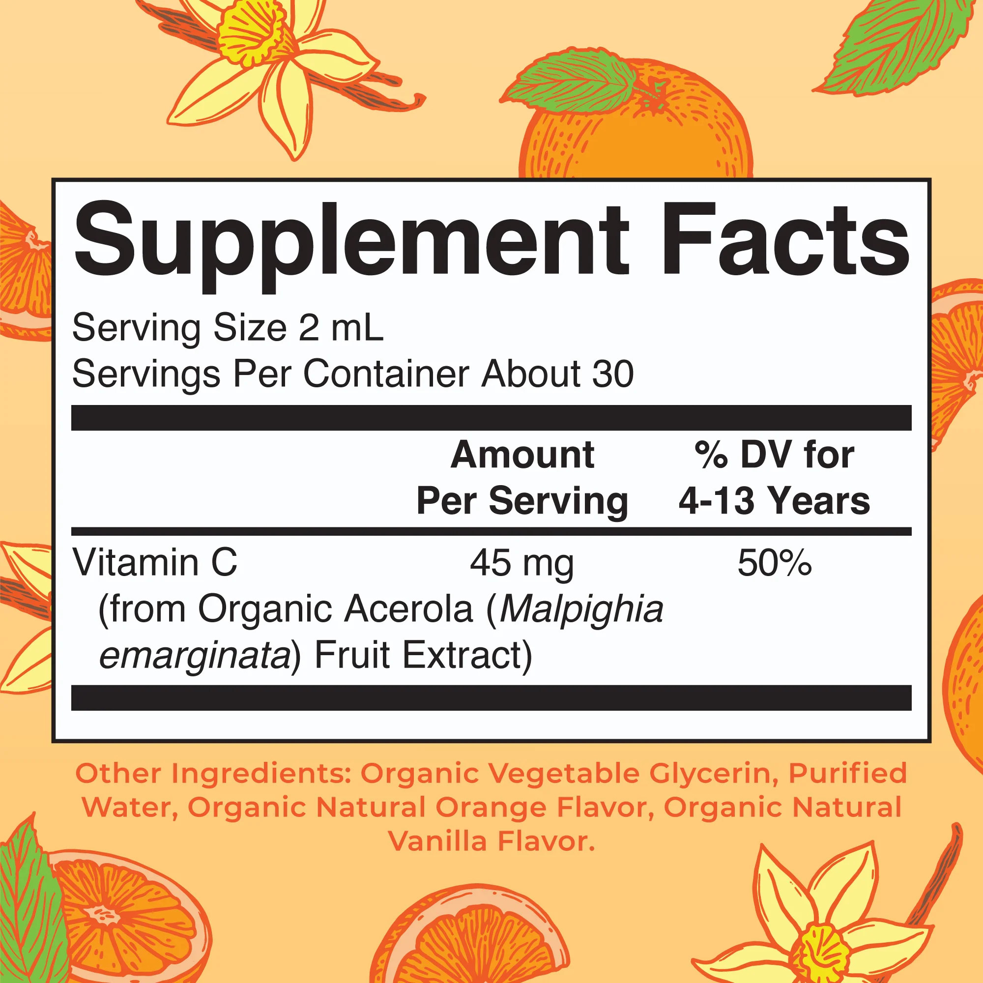 Organic Kids Vitamin C Liquid Drops - Image 2