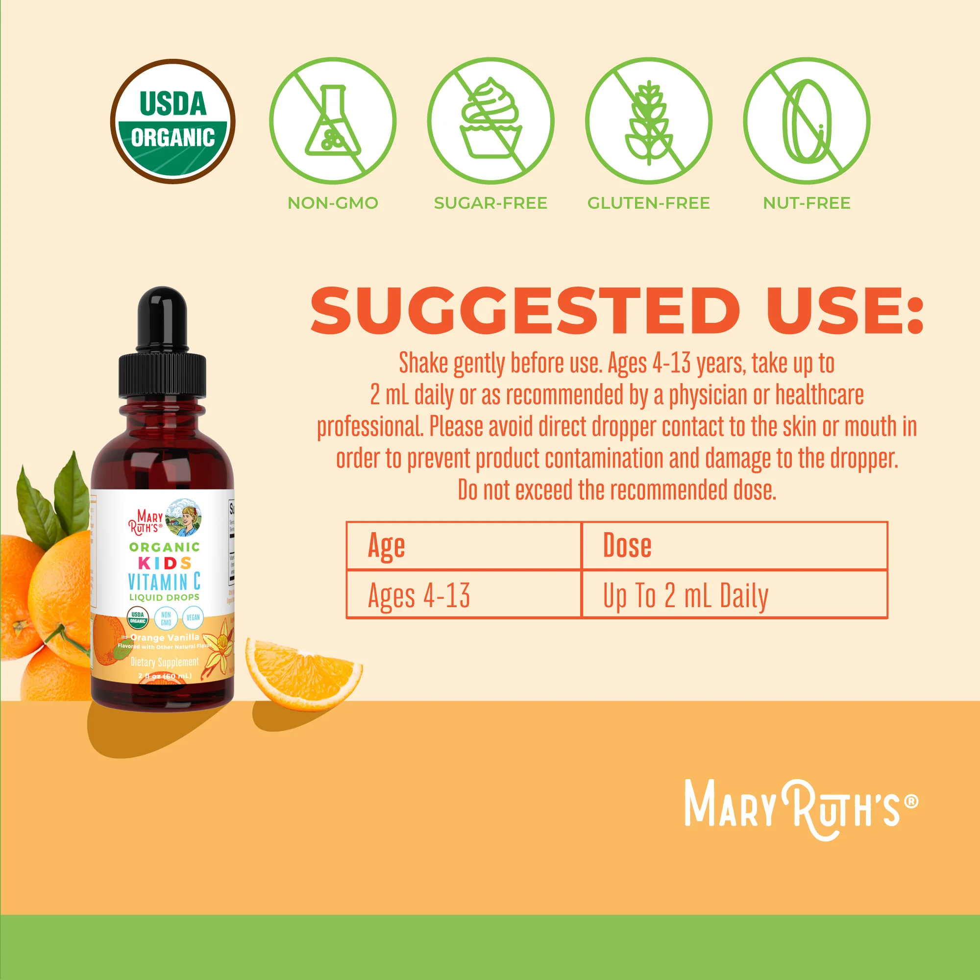 Organic Kids Vitamin C Liquid Drops - Image 3