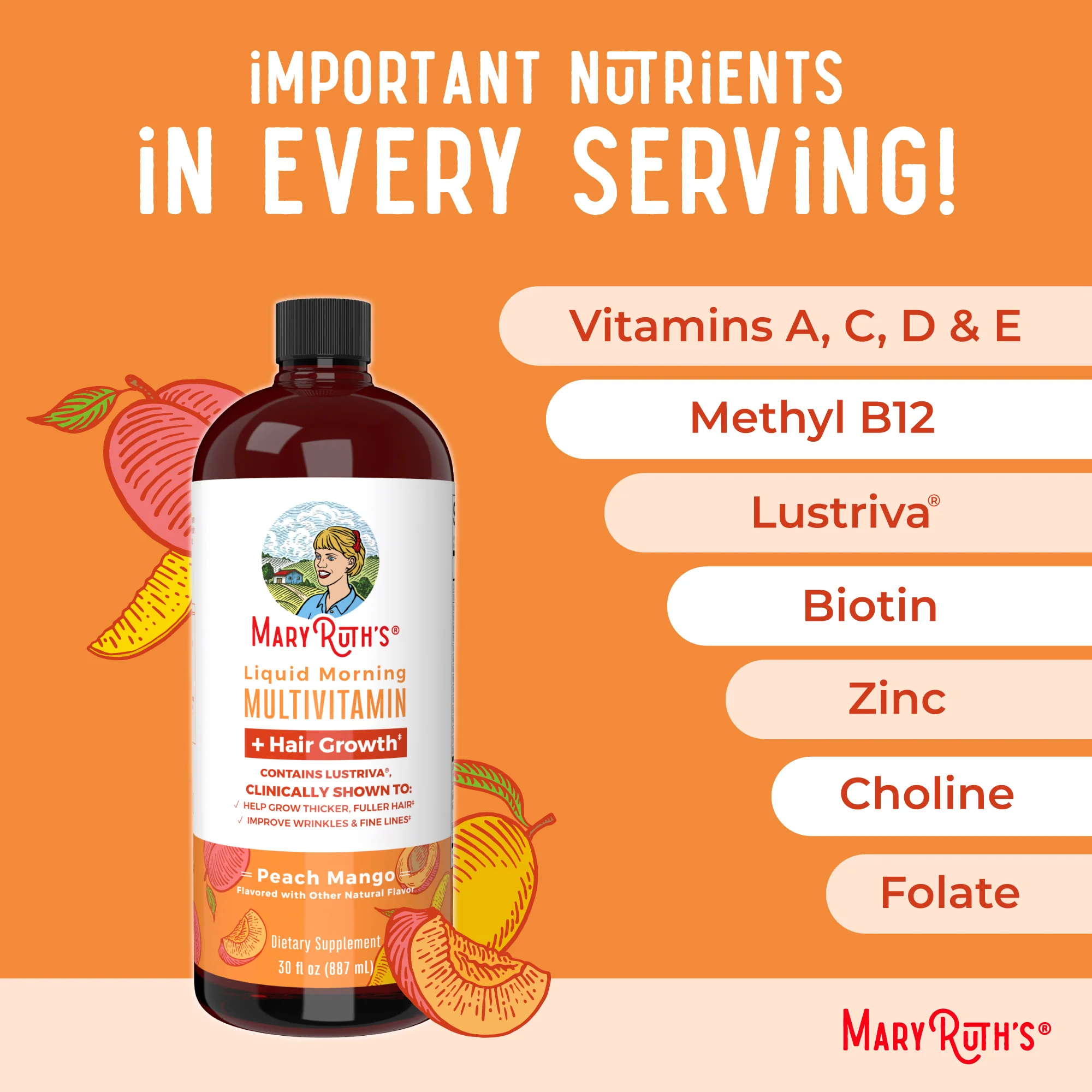 Liquid Morning Multivitamin + Hair Growth (3-Pack) - Image 7