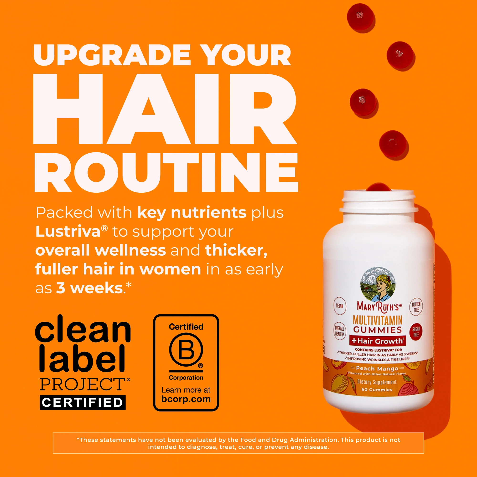 Multivitamin + Hair Growth Gummies - Image 2