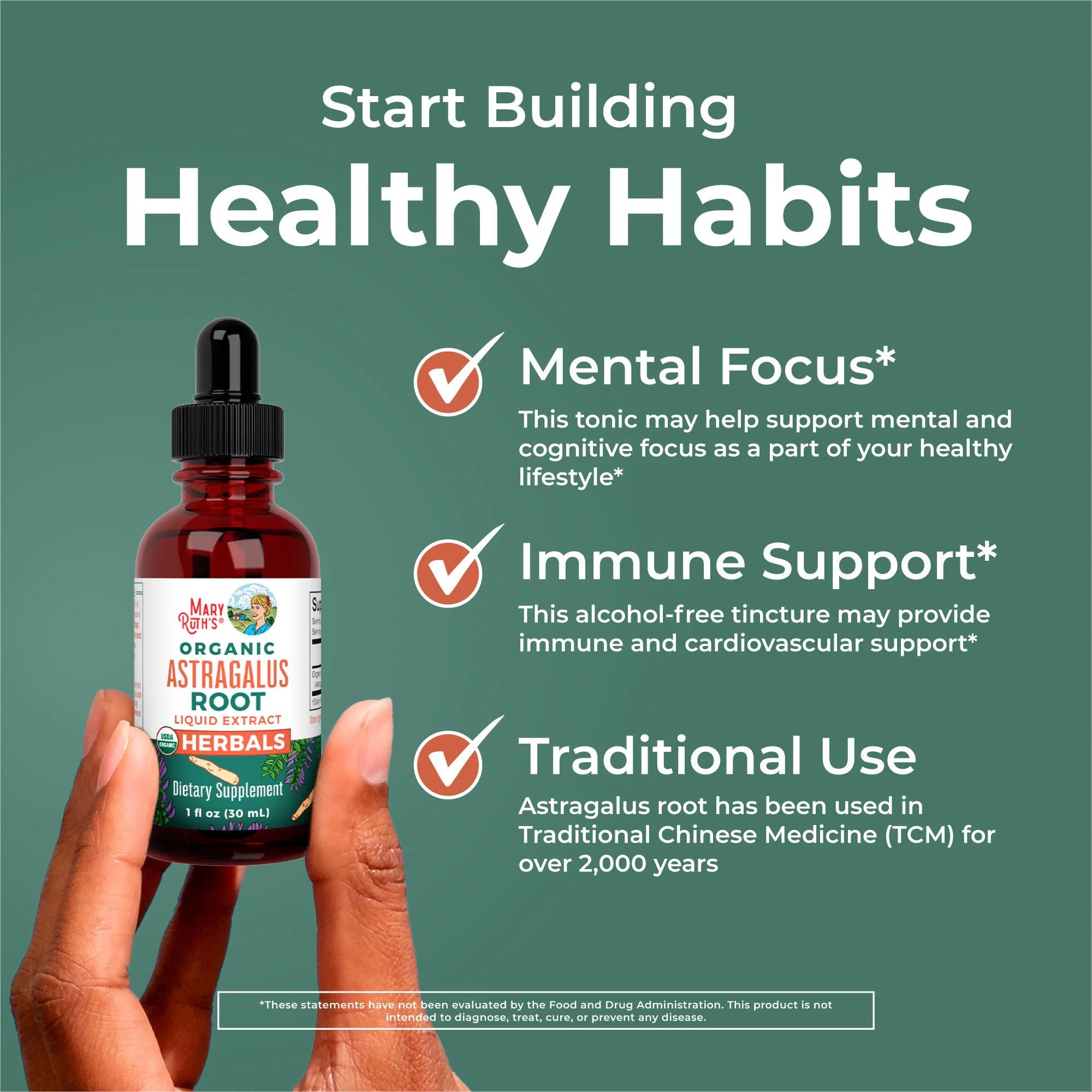 Organic Astragalus Root Herbal Drops - Image 5