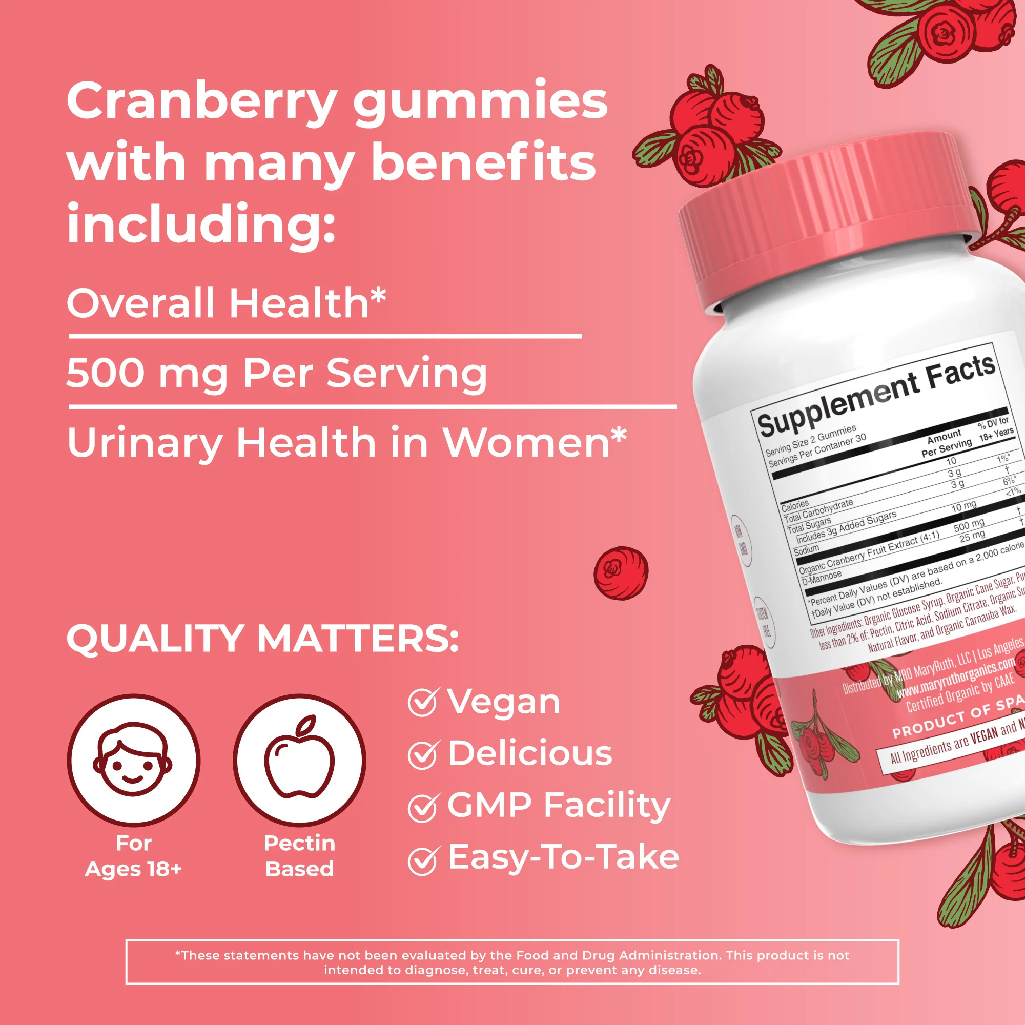 Organic Cranberry Gummies - Image 4