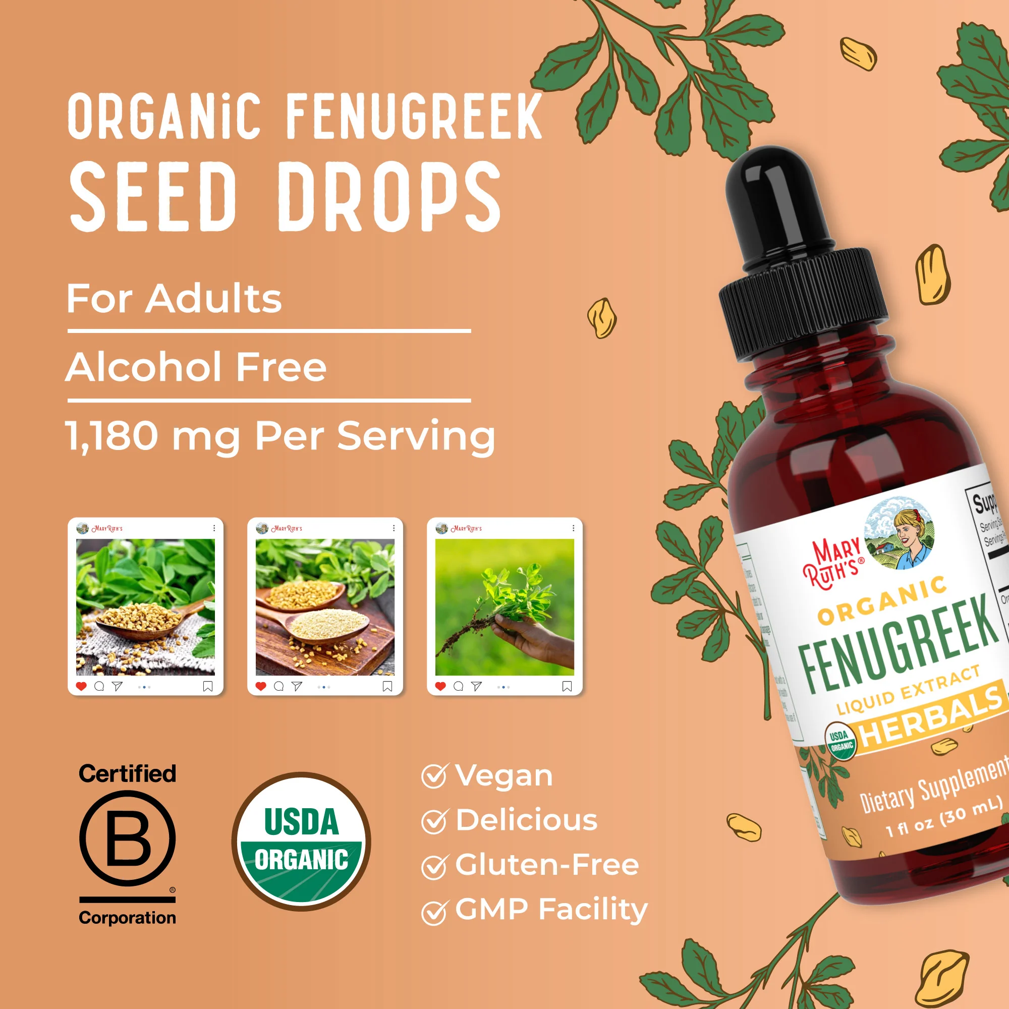 Organic Fenugreek Seed Liquid Extract - Image 8