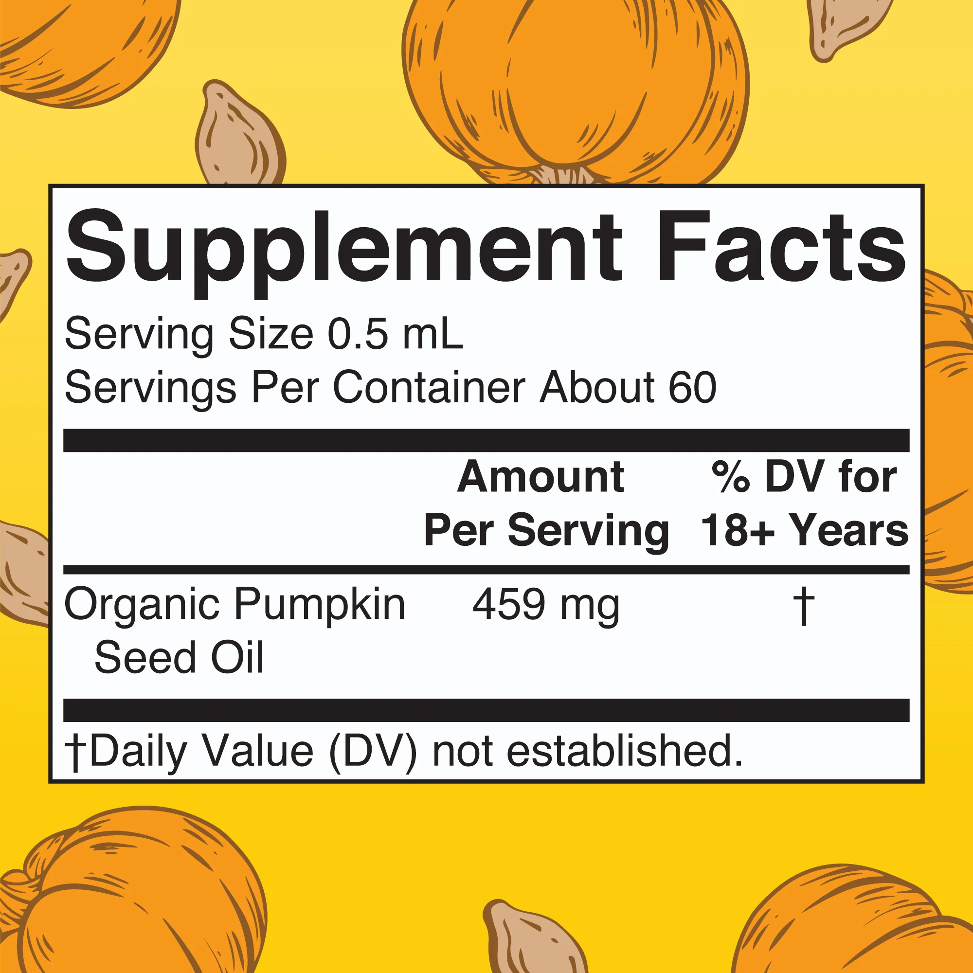 Organic Pumpkin Seed Oil Liquid Drops - Image 2