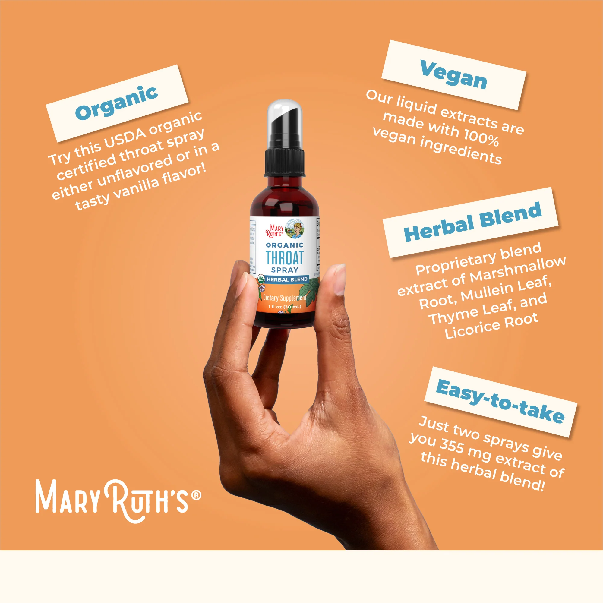 Organic Throat Spray (Unflavored) - Image 9