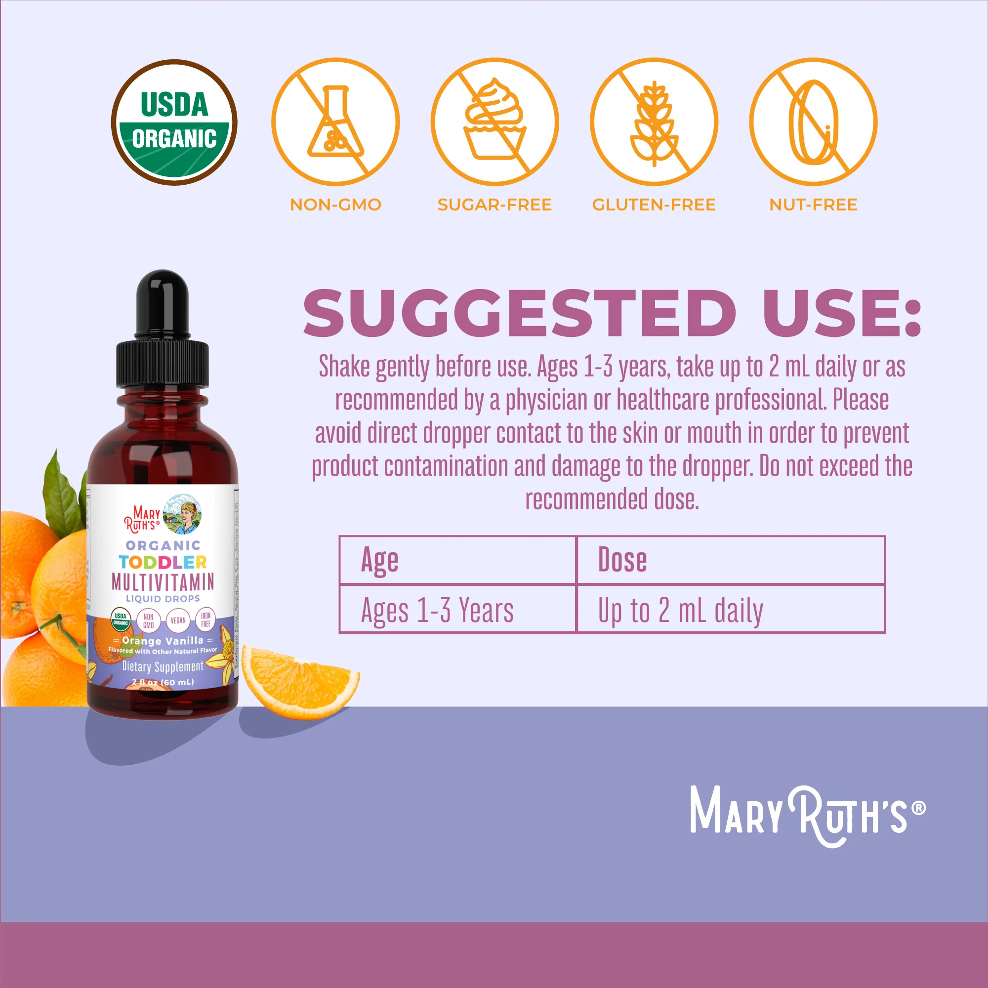 Organic Toddler Multivitamin Liquid Drops - Image 3