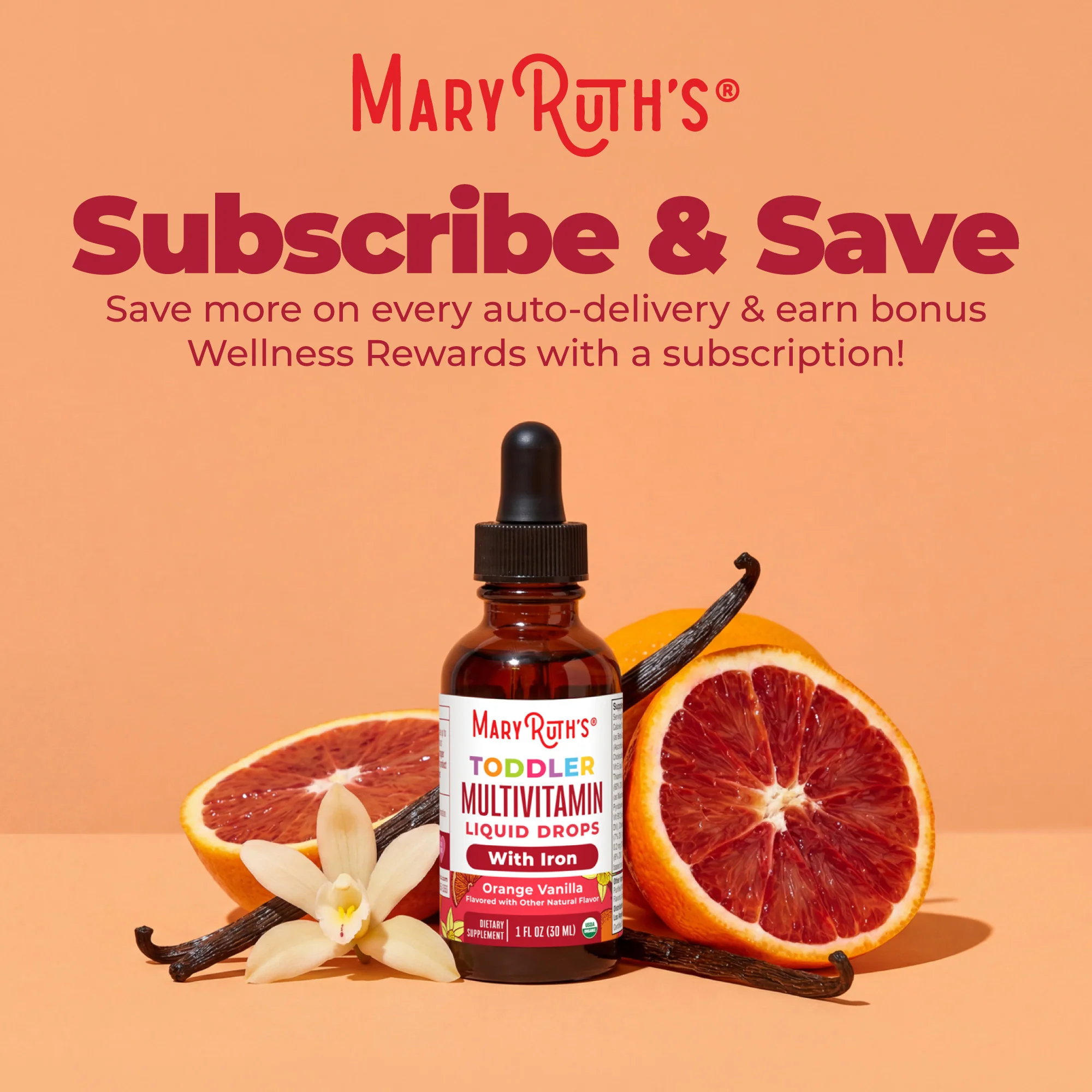 Organic Toddler Multivitamin Liquid Drops With Iron - Image 6
