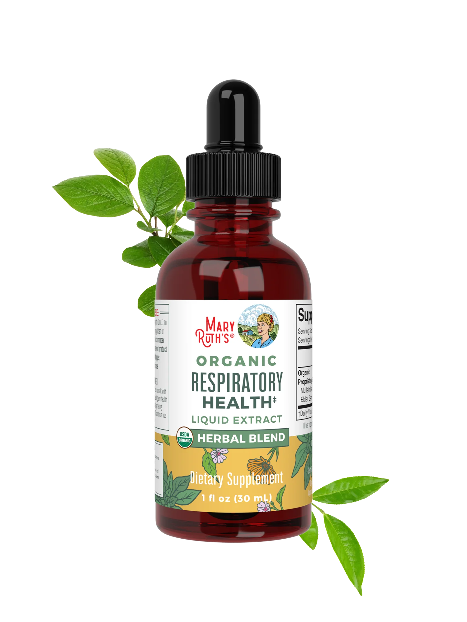 Organic Respiratory Health Herbal Blend Liquid Drops