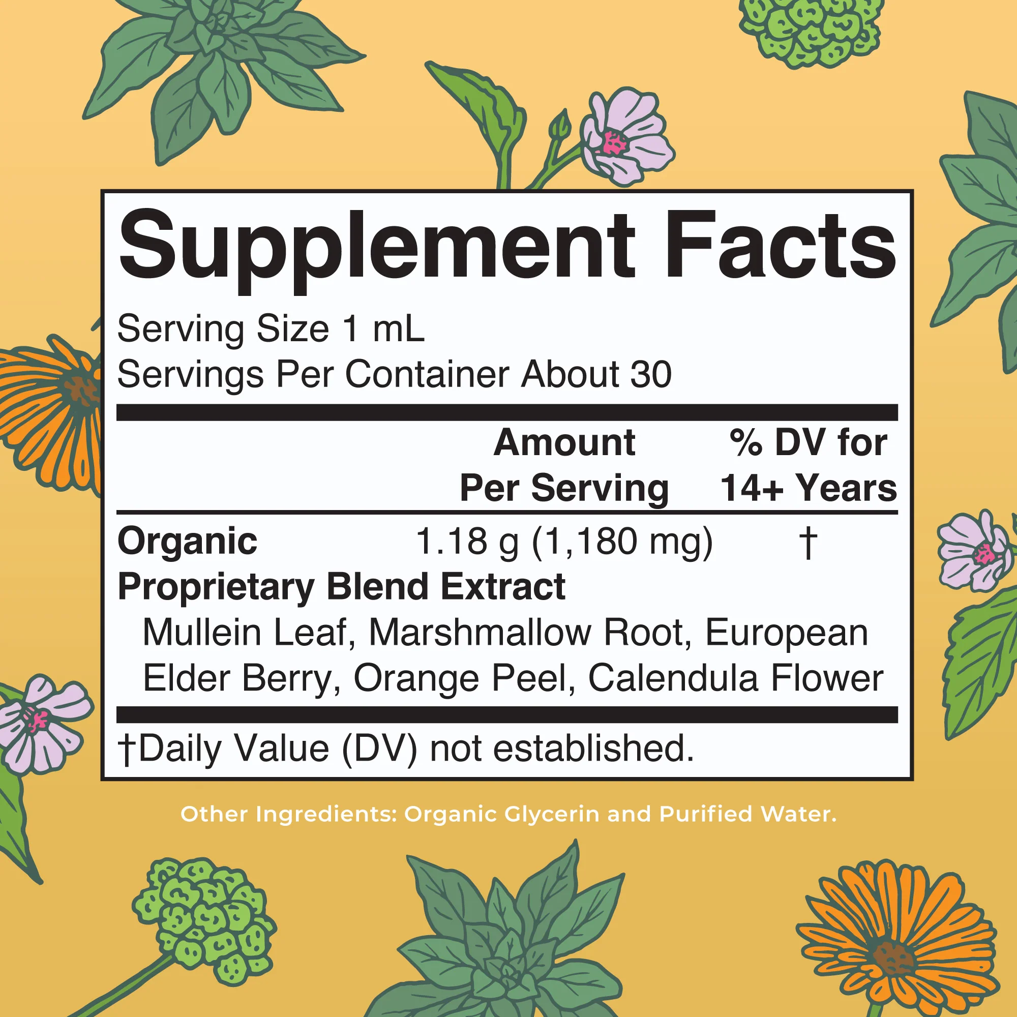 Organic Respiratory Health Herbal Blend Liquid Drops - Image 2
