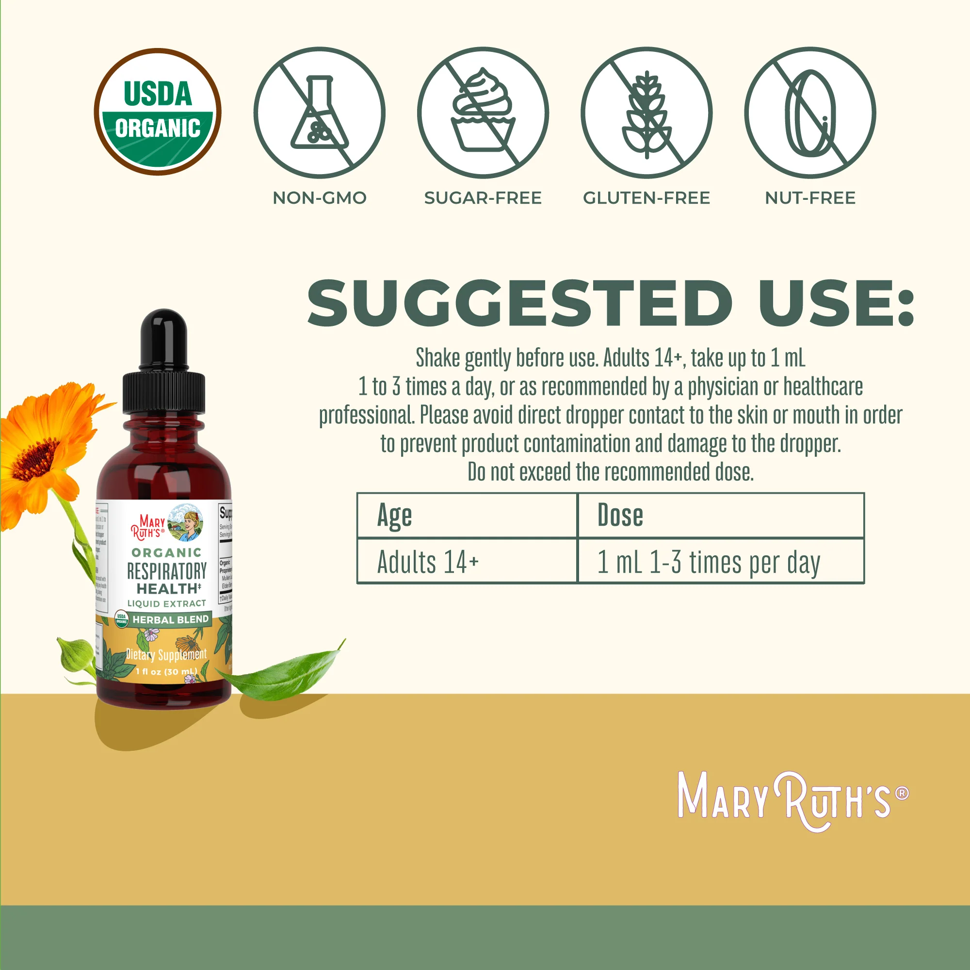 Organic Respiratory Health Herbal Blend Liquid Drops - Image 3