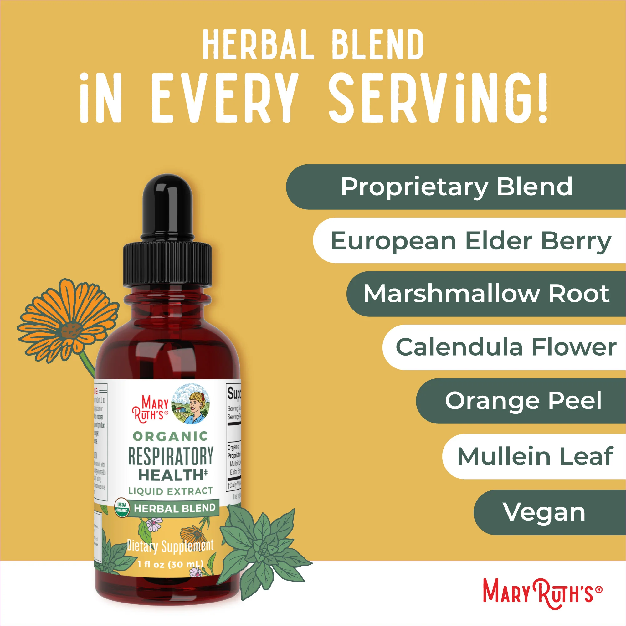 Organic Respiratory Health Herbal Blend Liquid Drops - Image 7