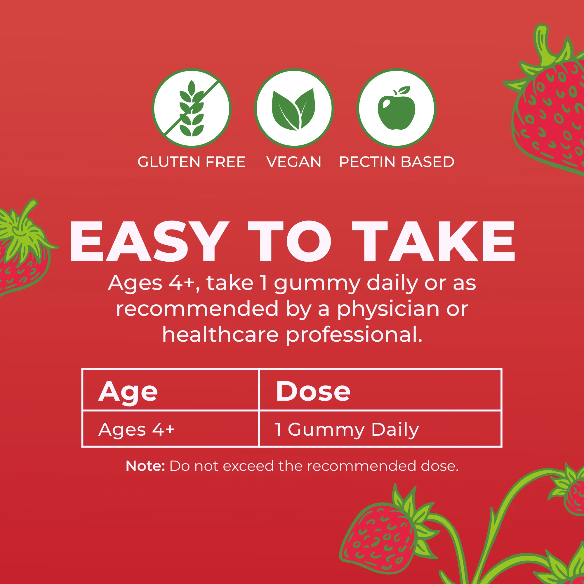 D3 + B12 Gummies (Strawberry) - Image 8