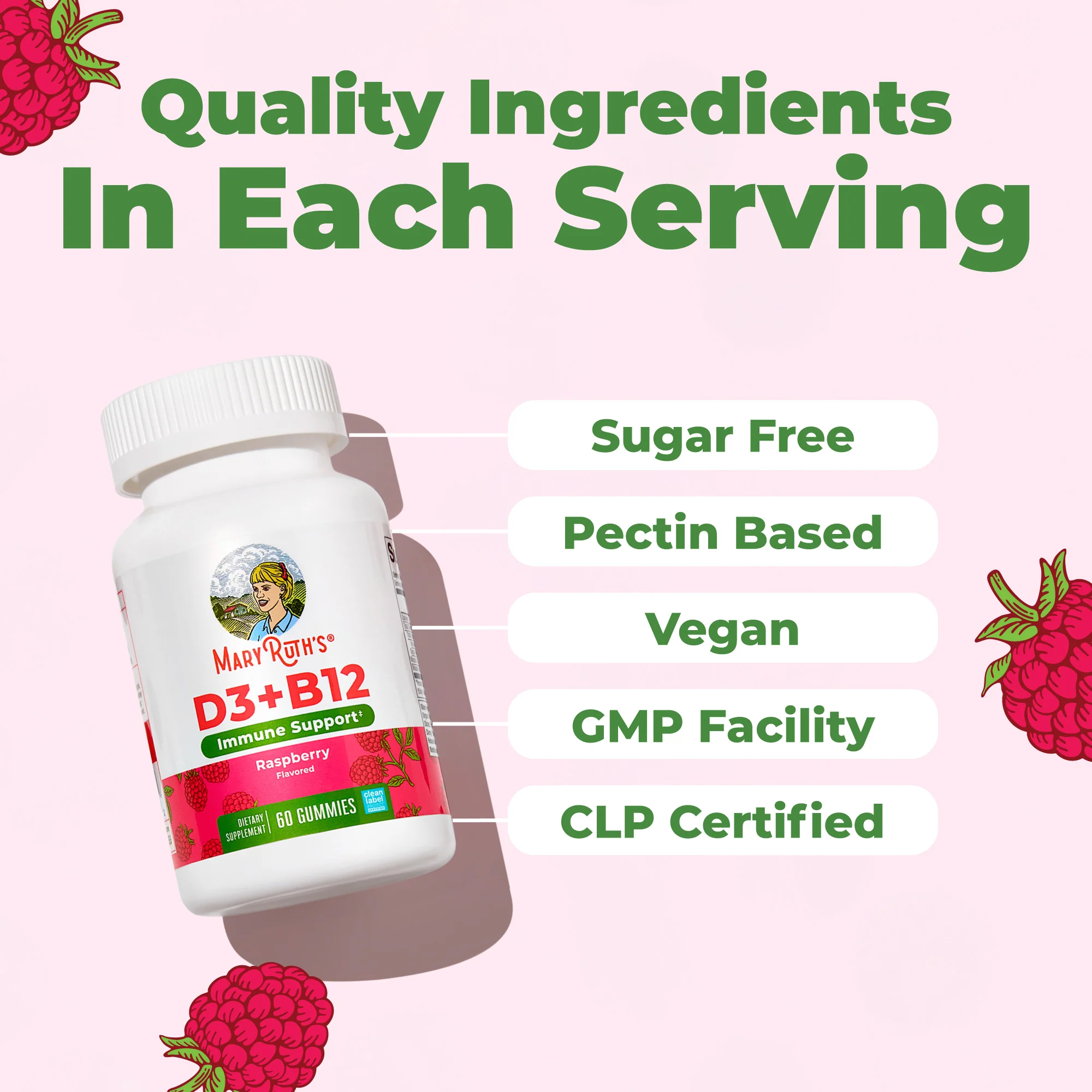 Sugar-Free D3 + B12 Gummies - Image 5