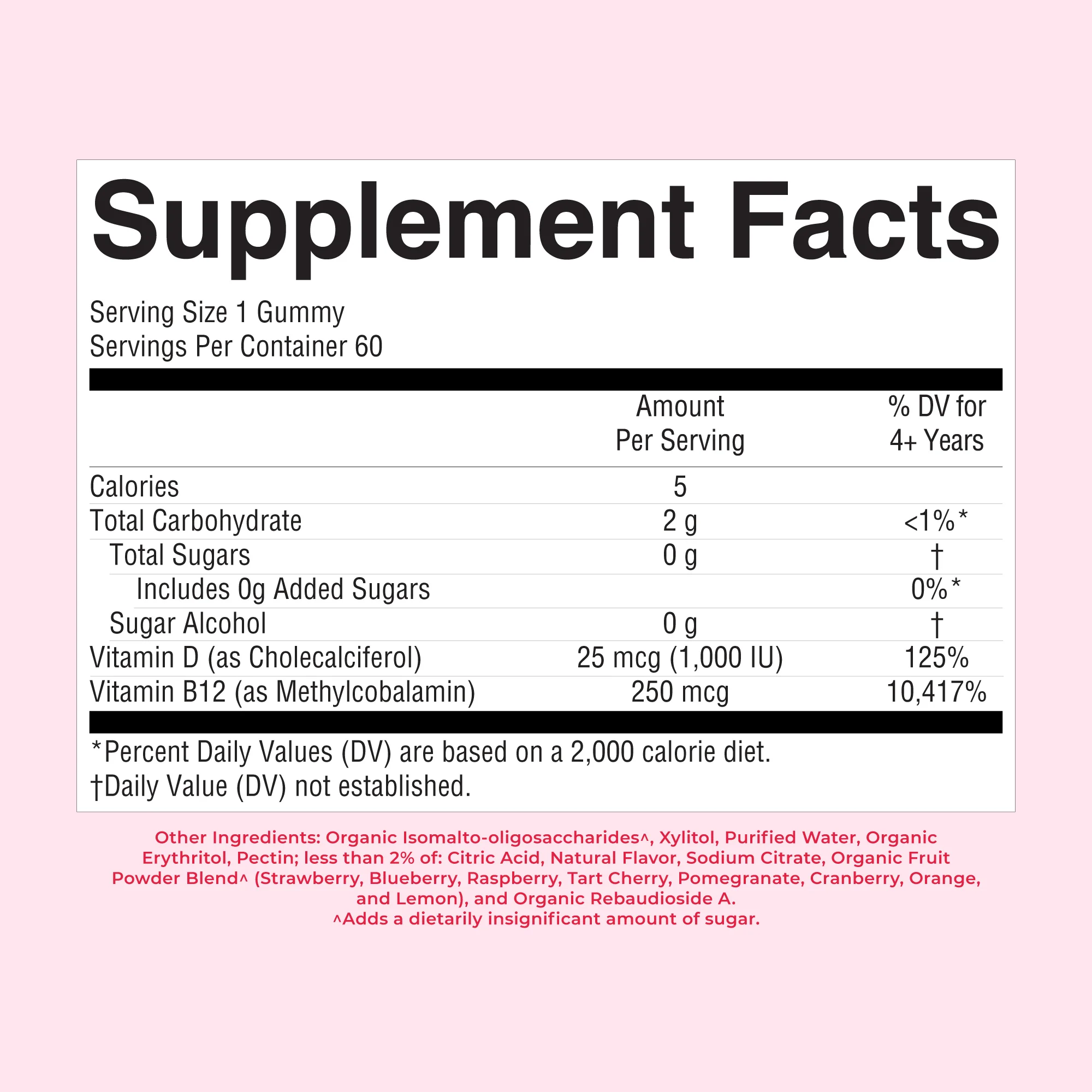 Sugar-Free D3 + B12 Gummies - Image 9