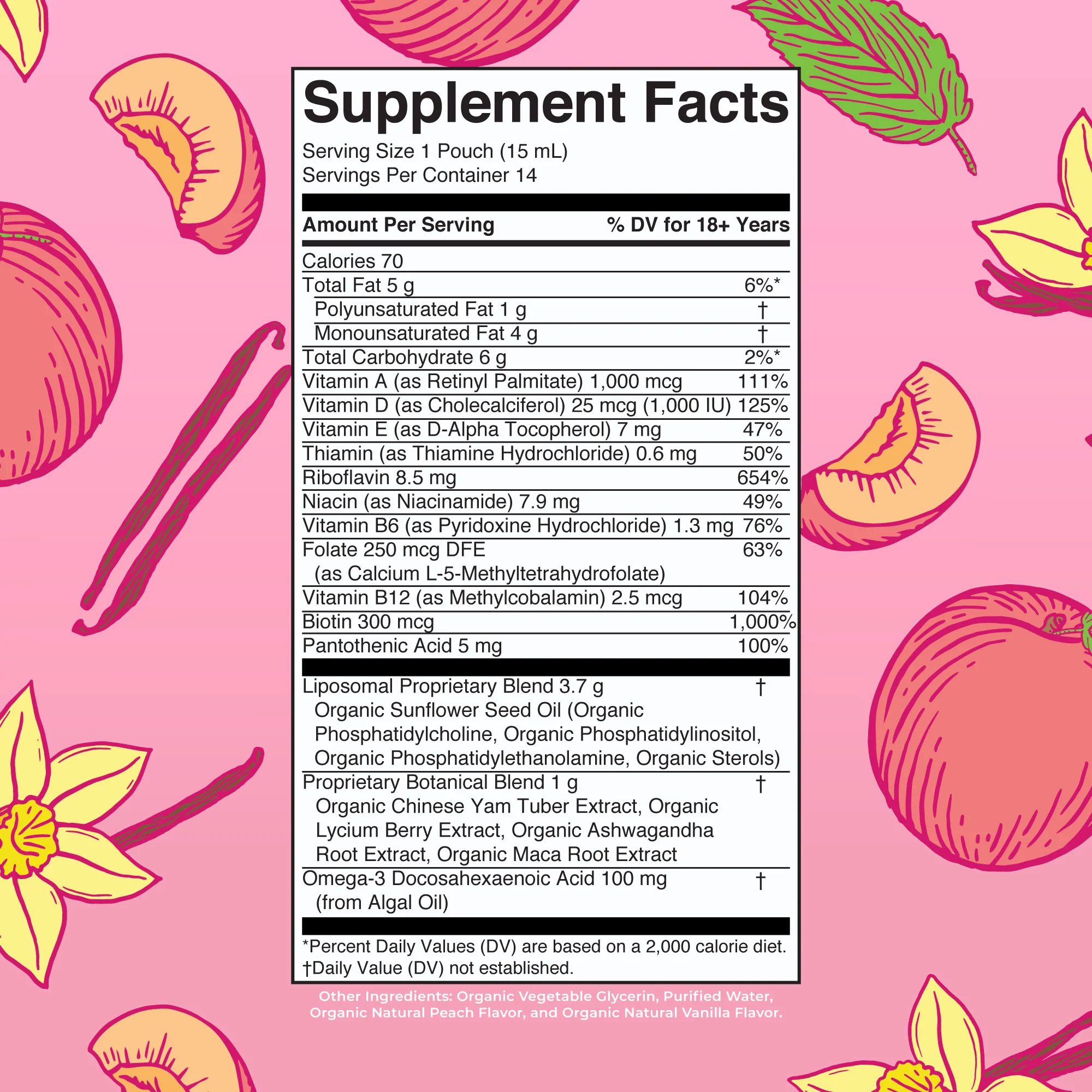 Women's Organic Multivitamin Liposomal Pouches - Image 2